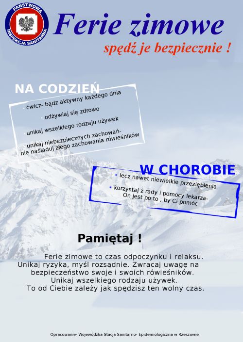 FERIE ZIMOWE 2020